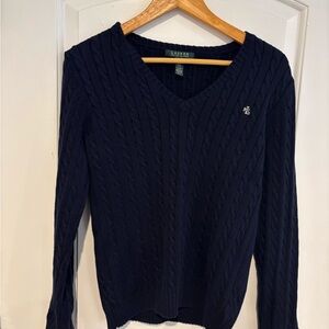 Ralph Lauren Women's Navy Sweater